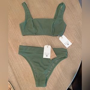 Brand New Billabong Green Bikini (Maui Rider) Cheeky